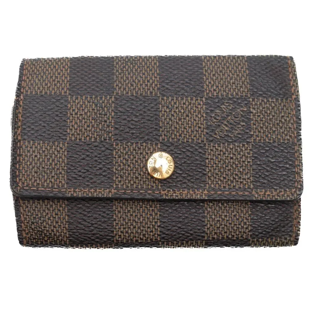 Authentic Louis Vuitton Damier Ebene Multicles 6 Key Holder 2007 France